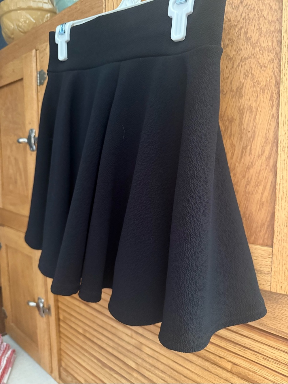 DJT Black Flared Skort